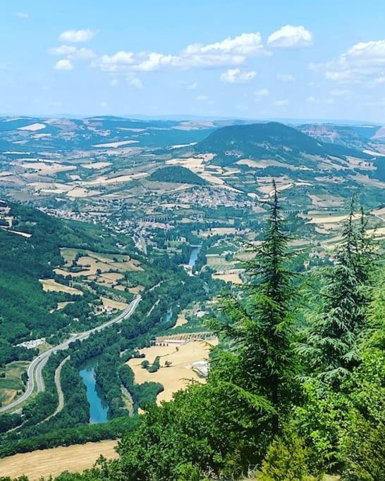 Panoramique Balcon Wifi Centre-Ville Millau Esterno foto
