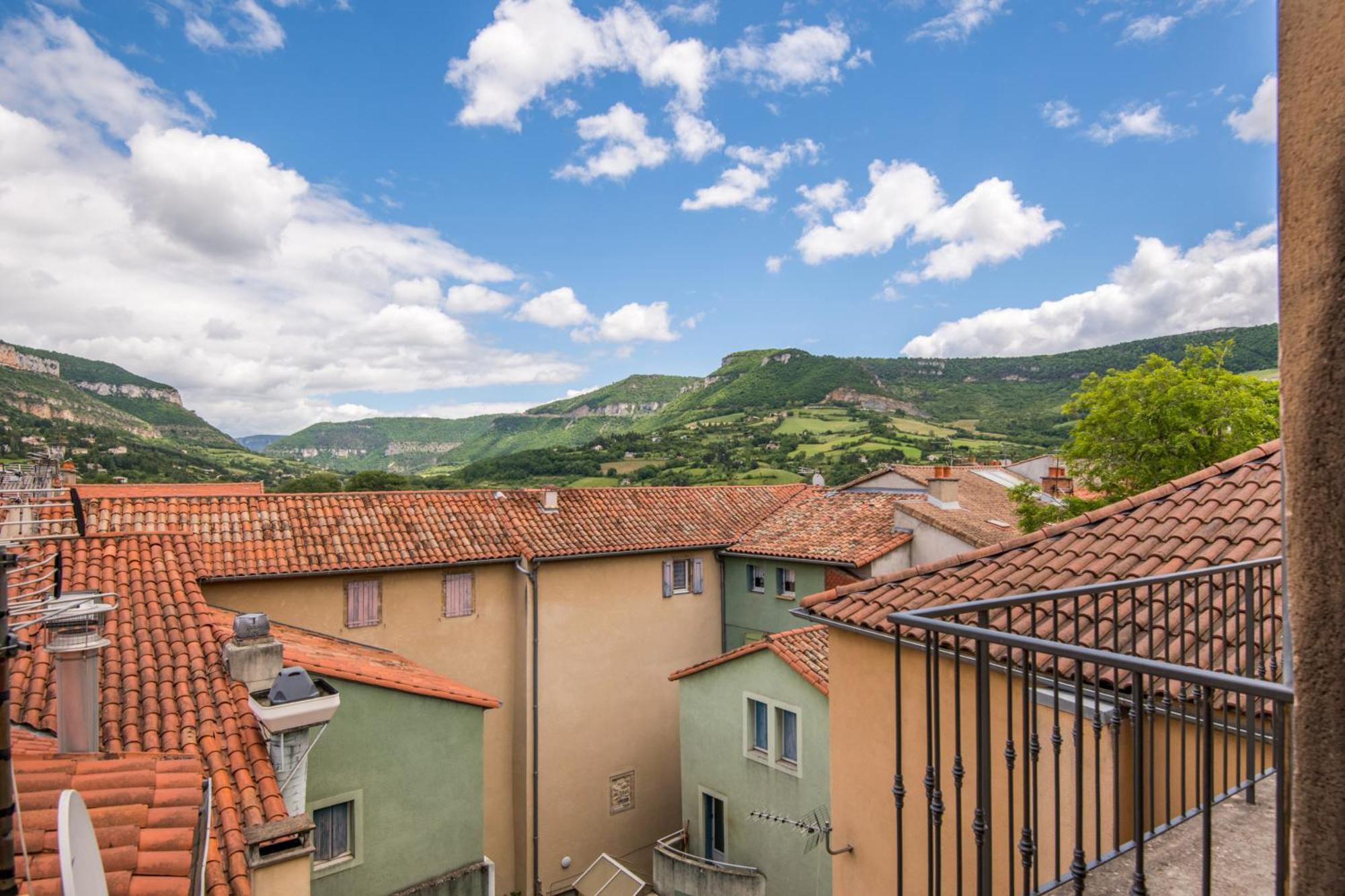 Panoramique Balcon Wifi Centre-Ville Millau Esterno foto