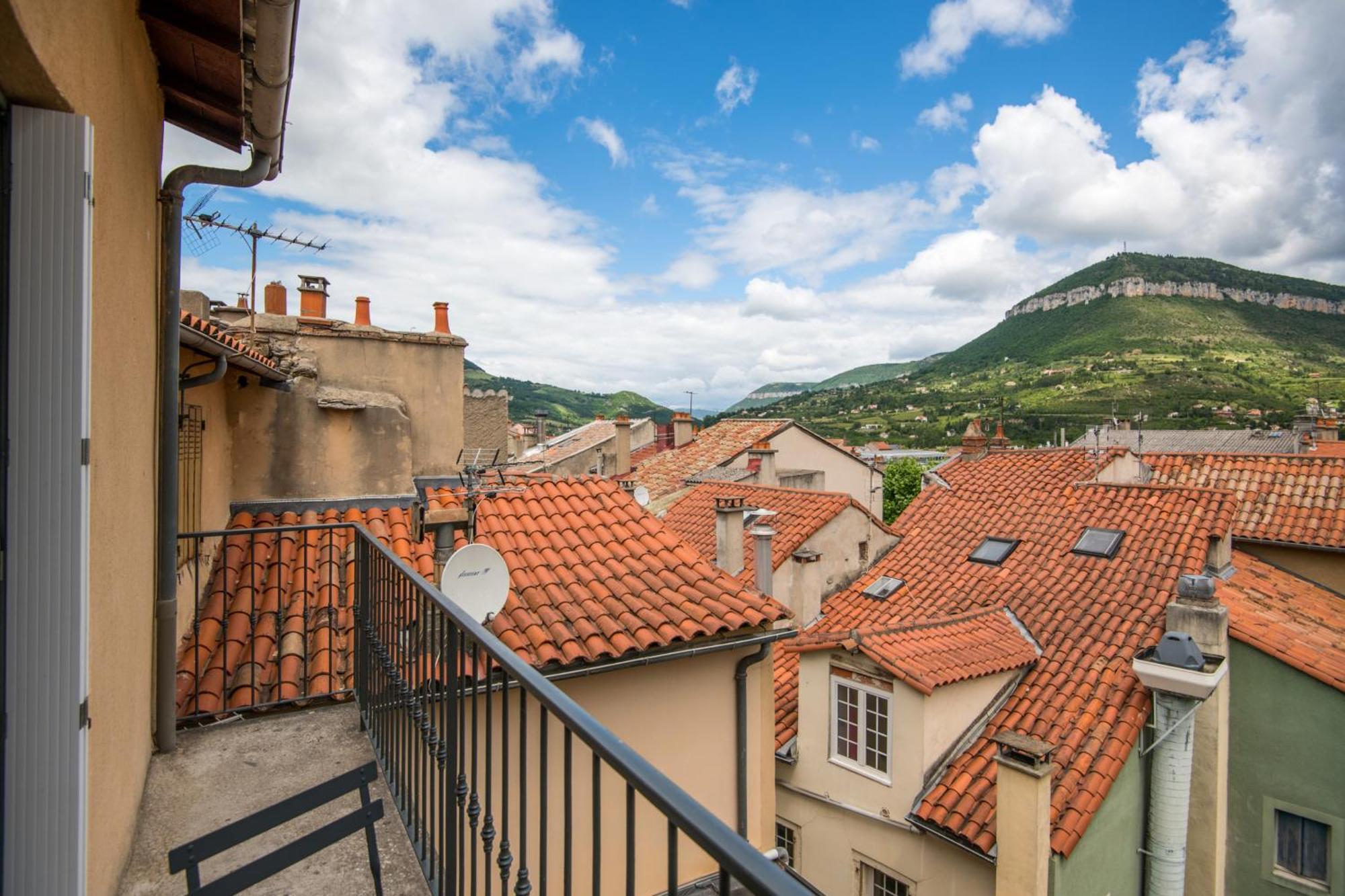 Panoramique Balcon Wifi Centre-Ville Millau Esterno foto